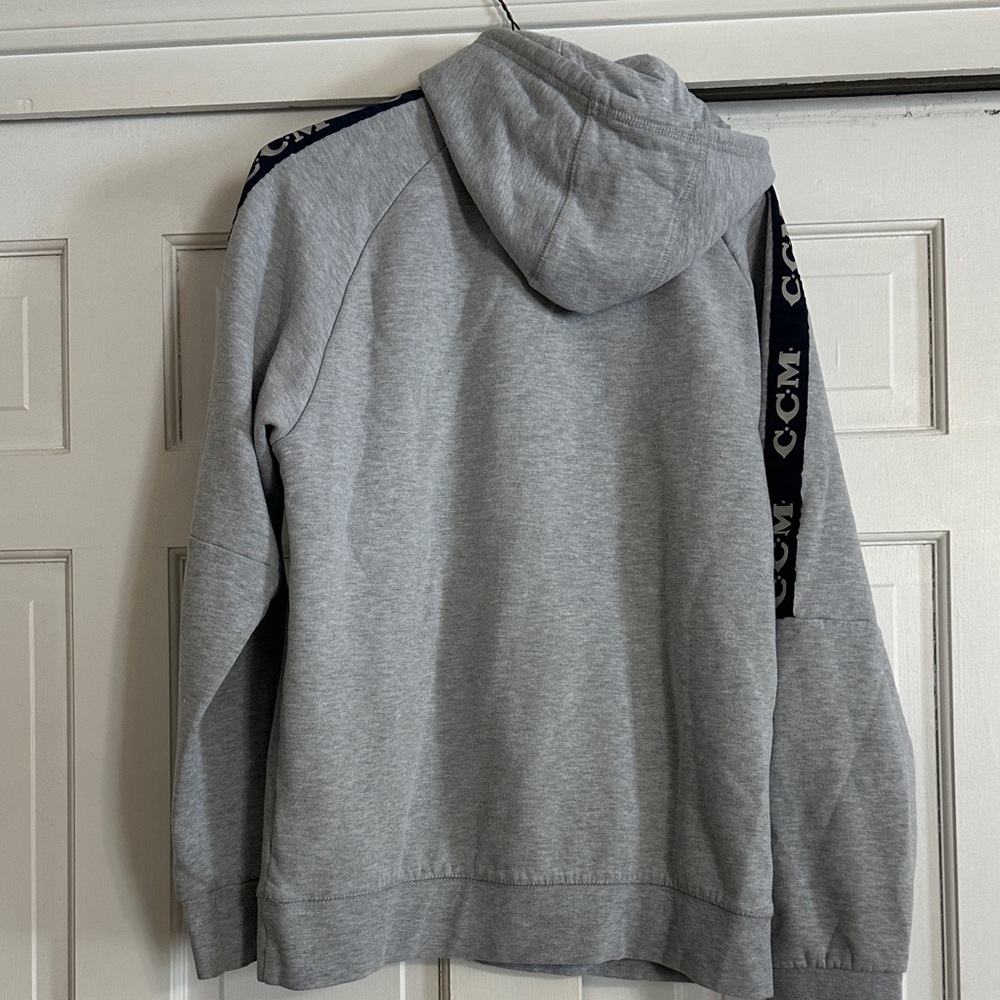 CCM Gray and Black Men's Hoodie - Picture 3 of 3